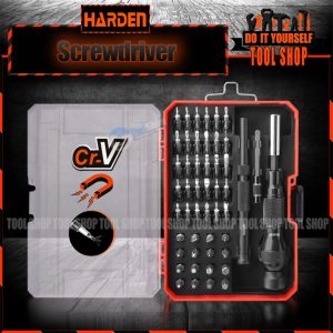 Harden 50 pcs Screwdriver Bits Set Precision CrV and Magnetic 550150