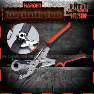 Harden Original Pro Rotary Revolving Leather Hole Punch 560710