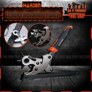 Harden Original Pro Rotary Revolving Leather Hole Punch 560715