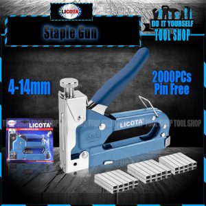 Licota ANG-0002 Original Staple Gun Machine for Wood - 4-14mm Pin Supported - 2000 Pins Free