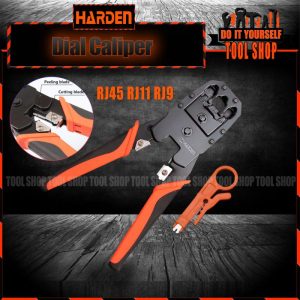 Modular Plug Crimping Tools *Manafacturing from hardened and tempered carbon steel with chemiclly black finished jaws with PVC handles *Complete with wire cutting and stripping facilities 660631