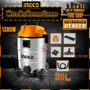 INGCO Original Wet & Dry Vacuum Cleaner 1300W VC13301