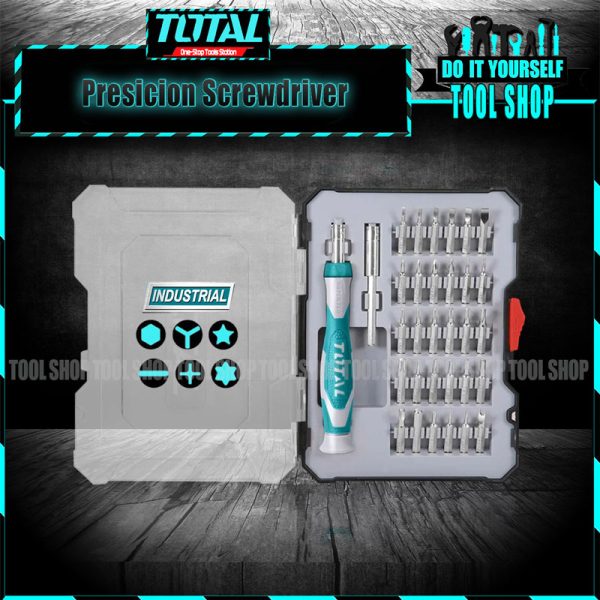 32Pcs precision screwdriver set TACSD30326 | Company: Total | Origin: China