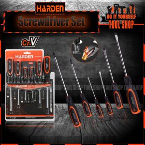 Harden 6 Pcs Screwdriver Set CrV 550396