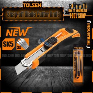 Tolsen Sanp-off Blade Knife SK5 With 3 Pcs Blades Free 30016