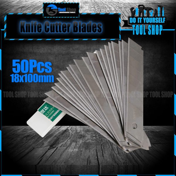 50 Pcs Utility Cutter Knife Blades 18x100mm