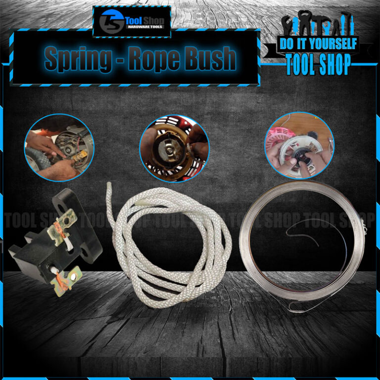 Spring Rope For Remove Control Pack of 3 Carbon Bush, Kick Rope, Kick Start Spring toolshop.pk
