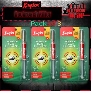 Cockroach Killer Gel Insect Killer - KINGTOX Roach Killing Gel King Gel Injection 10 GRAMS Cockroach Killer Gel Insect Killer Insect Gel Pest Control Non Toxic and Odorless - 10gm