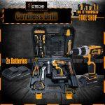 47pcs Lithium Cordless drill/Hand Tool Set