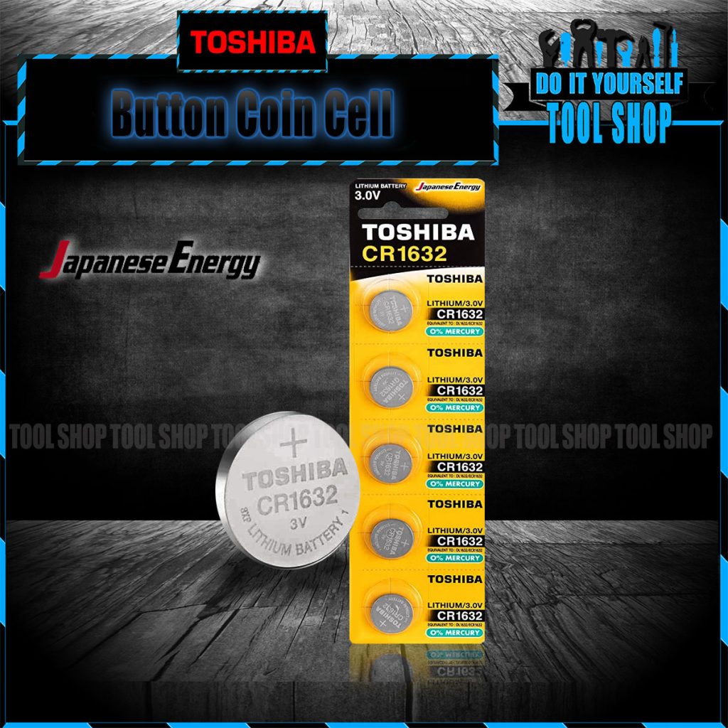 Toshiba CR1632 3V Lithium Coin Cell Battery - toolshop