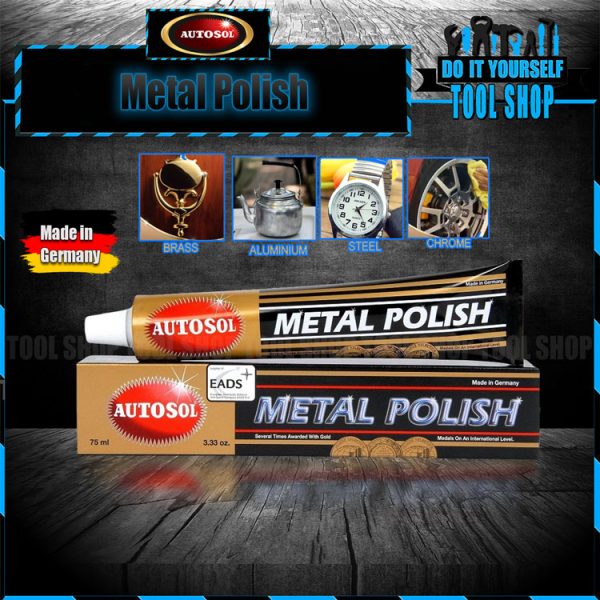 Autosol Metal Polish for aluminum, (Made in Germany)
