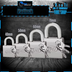 Heavy Duty Top Security Pad Lock with 3 keys |40|50|60|70 harded minghuan