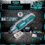 Total TG513326 Mini Die Grinder Drill Kit - 130W +110 Pcs Accessories Variable Speed