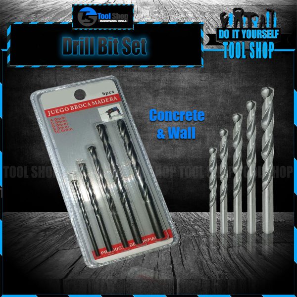 Imported High Quality HSS Drill Bit Set Concrete Drill Bit Set Wall Drill Bit Set Drill Machine