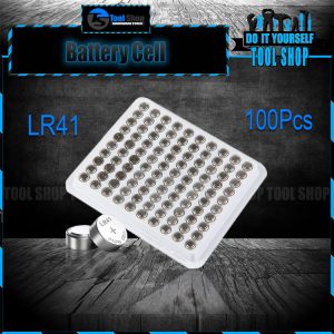 LR41 100 pcs Micro Battery Coin Button Cell Also Use for Model Same Size AG3 / LR41 / 192 / 392A / SR41 / LR736 / CX41 / 392 Battery Button Cell(1.5V)