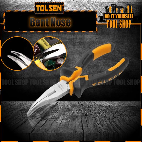 Tolsen 10008 Bent Nose Pliers 6"