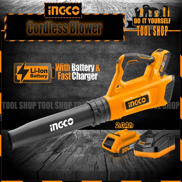 Ingco CABLI2002 20V Lithium-Ion Cordless Blower - toolshp