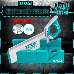 Total THTK591262 Mitre Saw Miter Box and Back Saw
