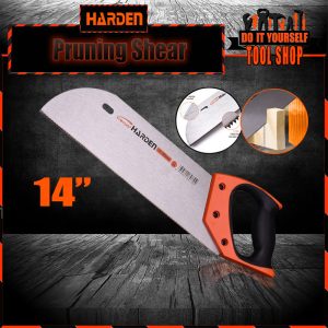 1. The Harden 631244 Hand Back Saw is a reliable and durable tool designed for precision cutting. With a length of 14 inches, this saw is perfect for a variety of woodworking tasks. Its hardened steel blade ensures long-lasting sharpness and efficient cutting performance. The ergonomic handle provides a comfortable grip, allowing for precise control and reducing fatigue during extended use. Whether you're a professional carpenter or a DIY enthusiast, the Harden 631244 Hand Back Saw is a must-have addition to your toolbox.