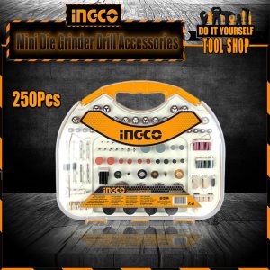 Ingco AKMG2501 Mini Drill die Grinder Accessories 250 Pieces