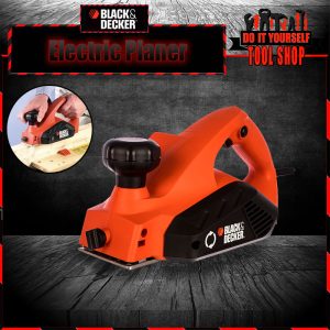 BLACK+DECKER KW712 Corded Electric Wood Planer for Carpentry, Interior Designing & Construction Application for Home, DIY & Professional Use
