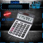 Casio Original Desktop Calculator AX-120ST, 12 Digits