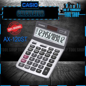 Casio Original Desktop Calculator AX-120ST, 12 Digits