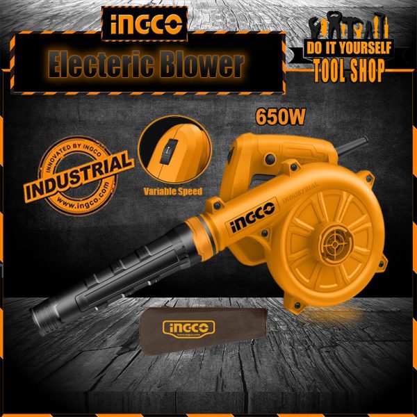 Ingco INDUSTRIAL 2 in 1 Aspirator Blower & Vacuum Dust Cleaner 650W Variable Speed AB6038 INGCO OFFICIAL STORE IN PAKISTAN PRICE LIST