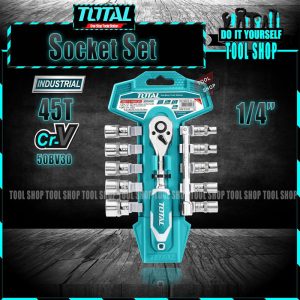 TOTAL THT14114126 12 Pcs Ratchet Socket Set Total tool official