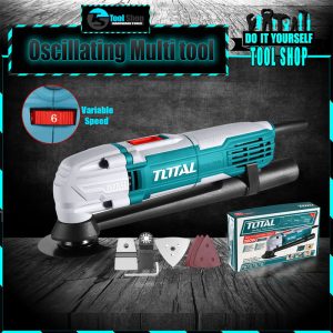 Ingco Original Oscillating Multi Tool 300W with Accessories MF3008 Total Electric Oscillating Multi Tool (300W) with TS3006 totaltool pakitan