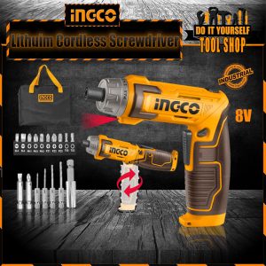 INGCO Lithium Cordless Screwdriver Gun 8V ingco paksitan