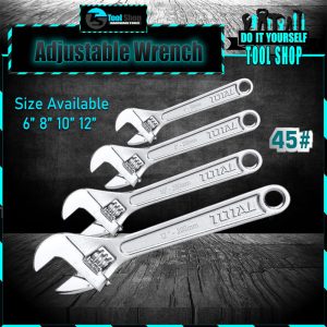 Total Adjustable Wrench CrV Material 6-12 total tool in pakistan