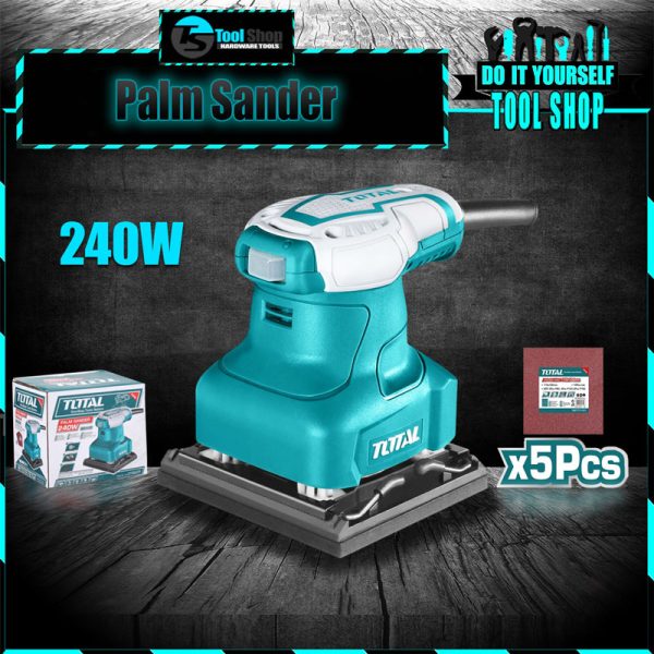 Total Palm sander 240W Industrial TF2231106 - Total Tool pakistan