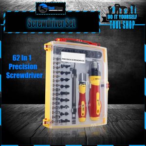 62 in 1 Manual Precise Screwdriver Extension Tool Set Type T Screwdriver set Torx Hex Cross Triangle Bits Torx Tool set