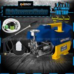 Energy High Pressure Washer, For Solar Cleaning Car Washing Plant Watering, Pure Copper - Water From Bucket and Tap Both Function 2500W