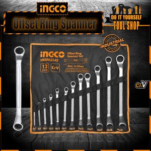 ingco hand tool wrench spanner ring fixed and ring spanner