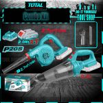 Total cordless drill blower vacuum grinder