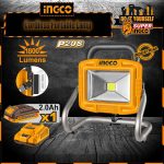Ingco Cordless Portable Lamp Light with Battery and Charges CWLI20258