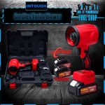 Cordless Super Powerful Turbo Blower, leaf, car, garden, lawn, Etc Lithium-Ion Technologies 2x Batteries