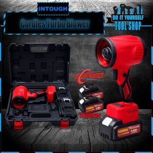 Cordless Super Powerful Turbo Blower, leaf, car, garden, lawn, Etc Lithium-Ion Technologies 2x Batteries