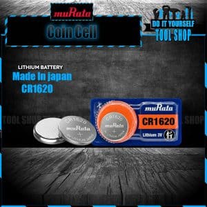 MuRata CR1620 3V lithium battery coin cell made in japan toolshop pk