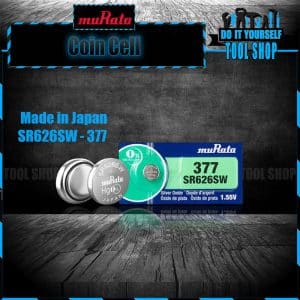 MuRata SR626SW 377 silver oxide battery watch cell made in japan toolshop pk
