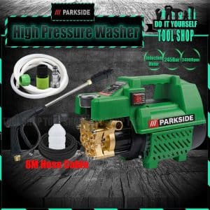 Parkside water jet high pressure washer 245 bar induction copper motor